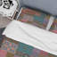 Multicolore patchwork ethnique - ensemble de housse de couette abstrait - microfibre de polyester-1416924031