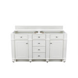 Bristol 60'' W Double Bathroom Vanity Base