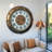 THE GEARS CLOCK Wall Clock with Real Moving Gears GE-LI_ 32 in Round STUTTGART