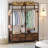 47.24'' Freestanding Clothes Rack With 4 Drawers