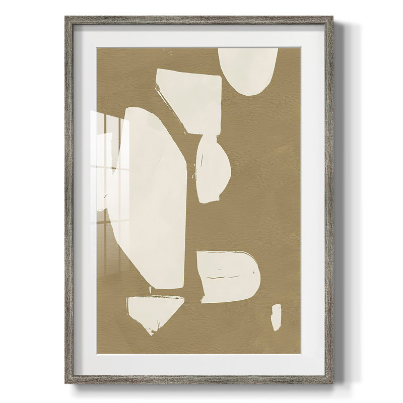 Chunky Abstract Art Gallery, H 25,5 po x l 17,5 po, Vieilli