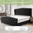 House of Hampton® Velvet Upholstered Platform Bed Frame With 51.1" Wingback Headboard & Deep Button Tufted Footboard, No Box Spring Required, Easy Assembly-1982322322-1982322333