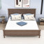 Lit plateforme en bois avec tête de lit et lattes-991636044-991636085