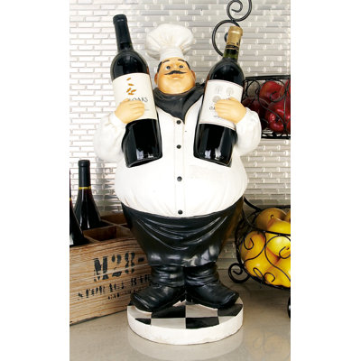 Ademoye 2 - Bottle Wine Bottle Rack in White