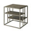 Ensemble de 3 tables basses et 2 tables de bout en bois