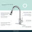 AlenArtWater Pull Down Kitchen Faucet-100651965