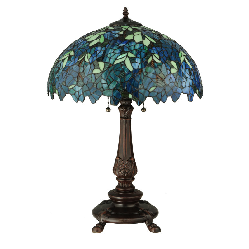 26"H Nightfall Wisteria Table Lamp