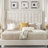 Kaster Upholstered Linen Wingback Headboard-784661575-784661568