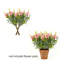 10 fleurs de cerisier artificielles, branches artificielles réalistes pour le salon, la chambre à coucher et le vase-130039188