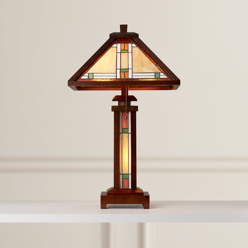 Lampe de table h 25,6" avec abat-jour empire Metcalf