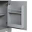 Meuble-lavabo de 20 po avec lavabo, armoire de salle de bain avec porte à fermeture douce, support de rangement et tablette réglable, blanc-106535513