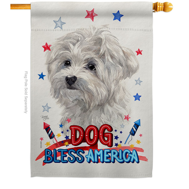 Drapeau de maison 40 x 28 pi Pattotic Maltese