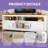 Modern Mid-Century Entertainment Center Media Console Table TV Stand With Power Outlet Storage Cabinets And Open Shelf-624805409-608094771