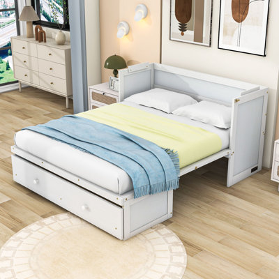 Wood Dual Power Murphy Bed with Space-Saving Design