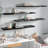 Wall Shelf  Wall Mounted Display Shelf for Photo Frame Set of 4-2119483723-2135169293