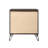 2 Drawers Nightstand with Ring Pulls