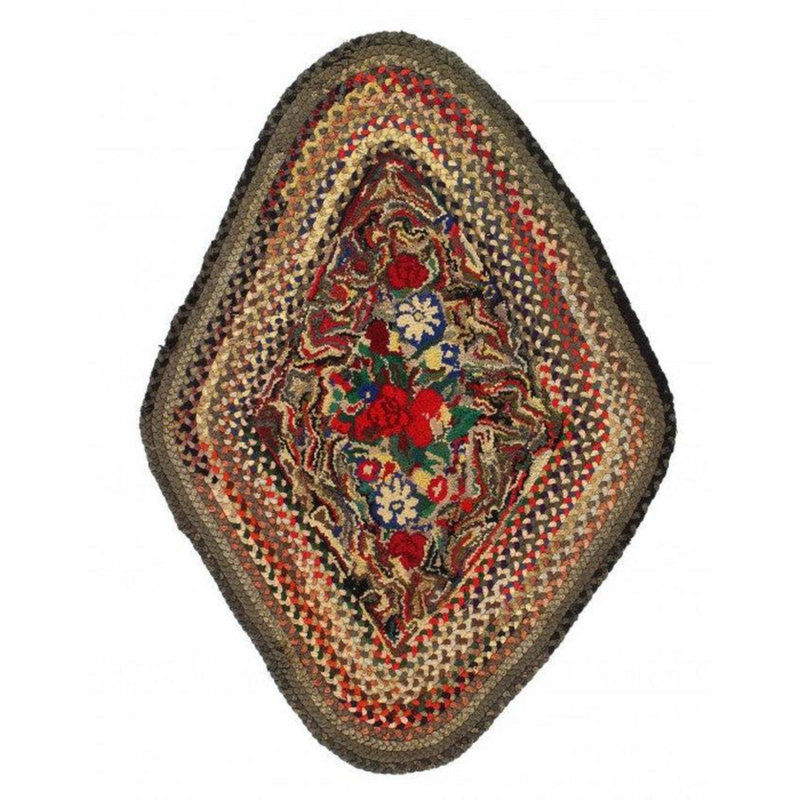 Modechai Cotton Oriental Area Rug in Brown