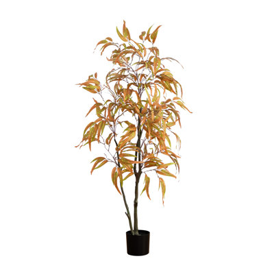5ft. Autumn Wispy Eucalyptus Artificial Fall Tree