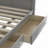 Daybed With 2 Large Drawers, X-Shaped Frame, Daybed