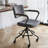 Ademir Solid Wood Arm Swivel Task Chair