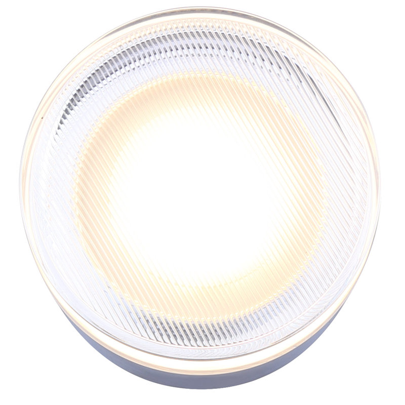 Autavia 5.375 In. 1 Light Integrated LED Wall Light With Clear Acrylic Shade, Adjustable Color Temperature, Chrome