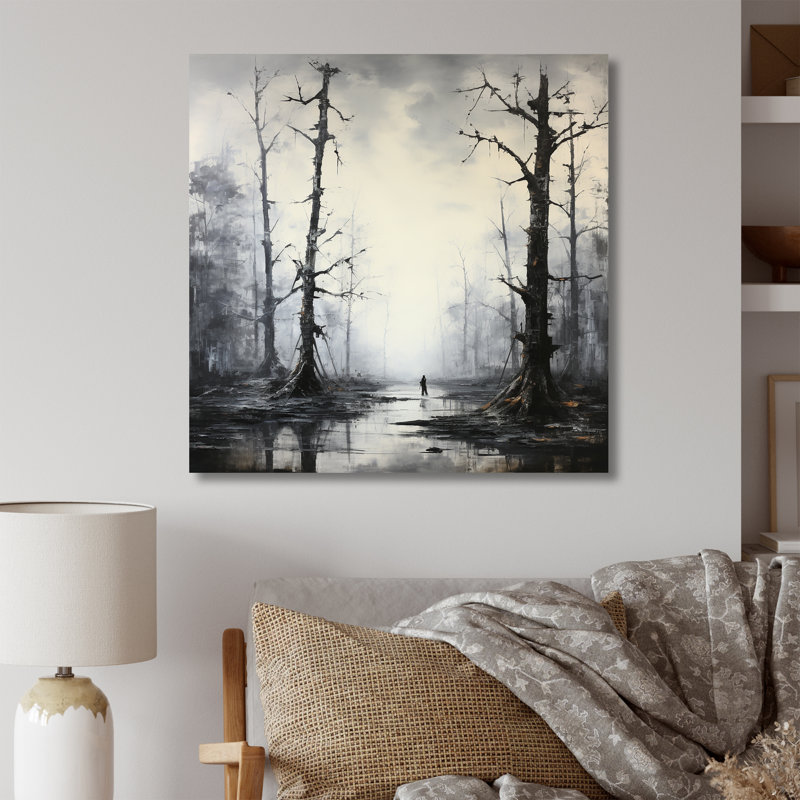 Winter Forest Solitude - impression, Toile tendue, H 36 po x l 36 po x P 1,5 po