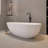 67" Freestanding Solid Surface Soaking Bathtub