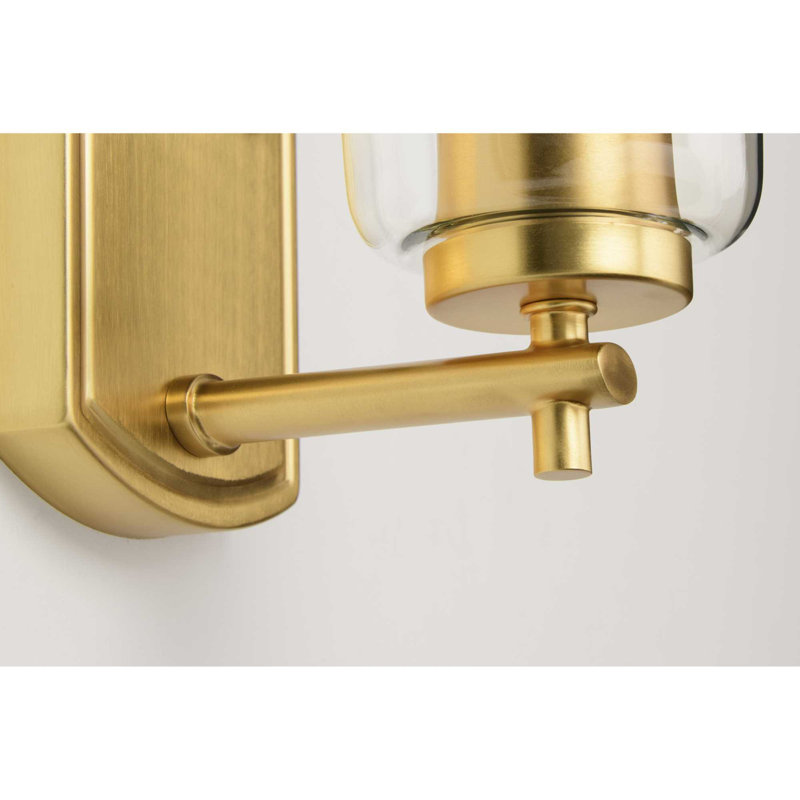 Kilpatrick Dimmable Bath Sconce, Satin Brass