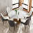 53" Round Marble Dining Table(Dining Table Only)-1765239602-1765239596