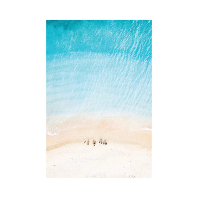«Beach People» par James Vodicka - peinture sur toile tendue