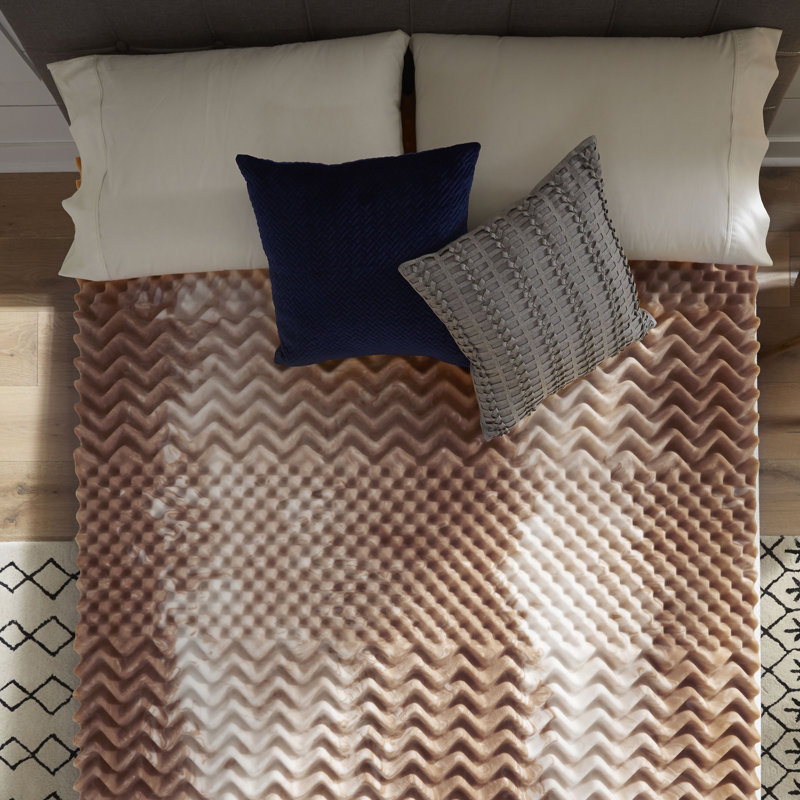 ComforPedic Loft from BeautyRest 2.5 inch 5-Zone Copper Infused Memory Foam Topper, King