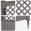 vidaXL Trellis with Spike PP Plant Stand Garden Support Outdoor Holder Patio