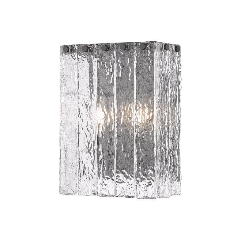 Timeothy 2 Light Wall Sconce, Matte Black
