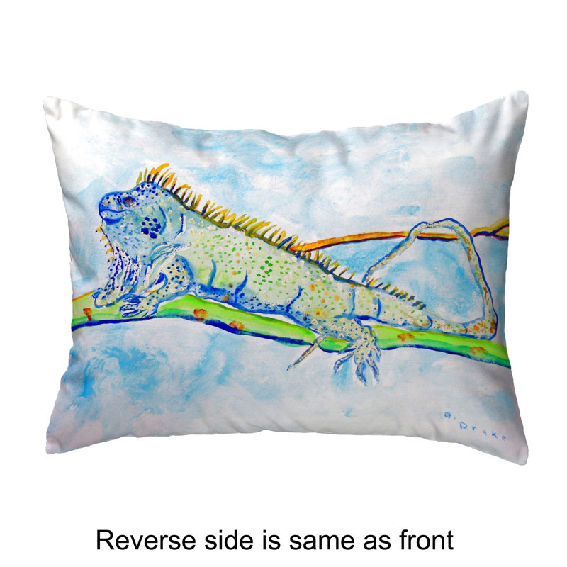 Outdoor Reversible Throw Pillow