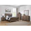 Grand lit-bateau en bois massif Gintare-884883622
