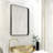 Omolayo Rectangle Wall Mirror, Mounted Wall Decor Bathroom Vanity Mirror, Aluminum Alloy Framed Decorative Accent Mirror-305652224