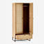 Reese 2 Door 1 Drawer Wardrobe-89663185