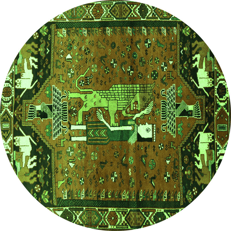 Tapis verts Traditional 628, Rond 5 pi