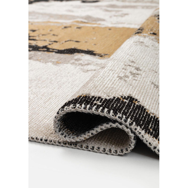 Rapture Abstract Area Rug, Rectangle 6'7" x 8'3"