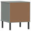 Panzino 40cm W Metal Bedside Table-267523206