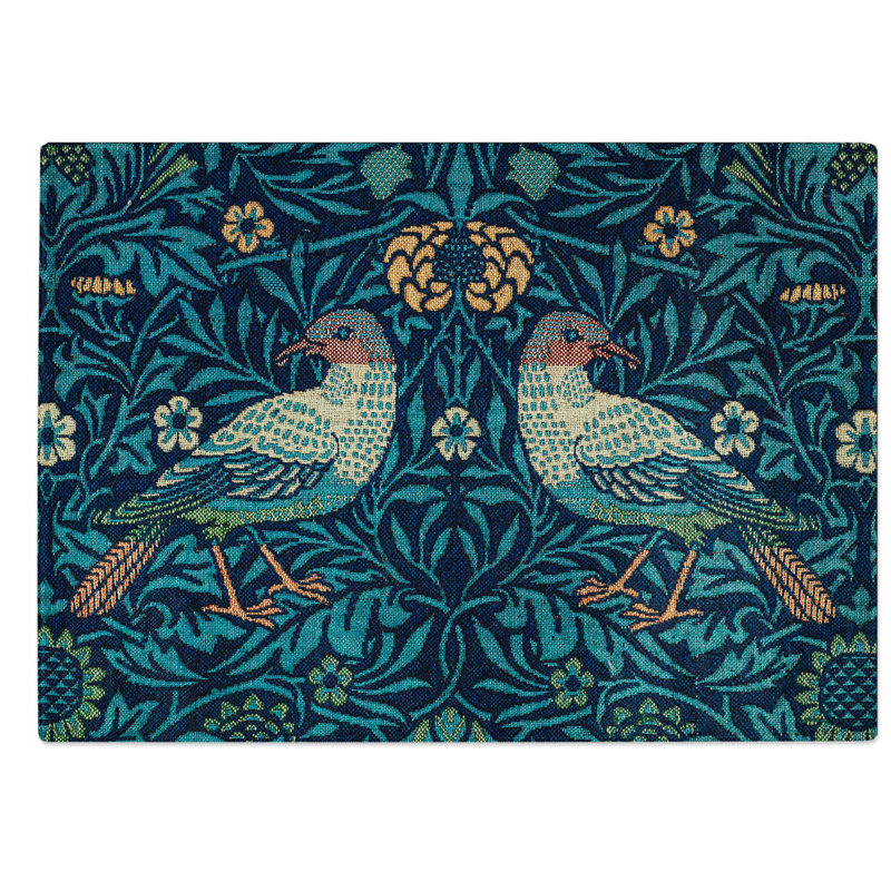 Glass Flowers & Birds Pattern by William Morris Chopping Board, 28.5 cm W x 20 cm L