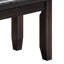 Banc avec coussin touffeté