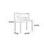 Commode multifonction en bois de noyer