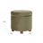 Gio Storage Ottoman, 19 Inch Round Lift Top, Velvet Fabric-112313269