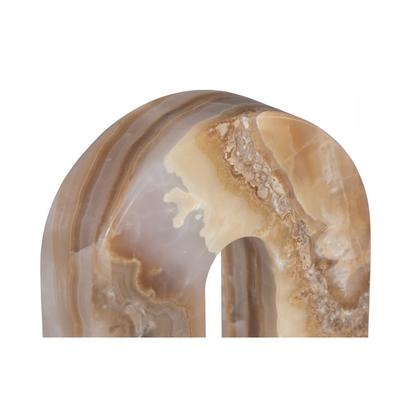 Onyx Sculpture, Rainbow, Amber