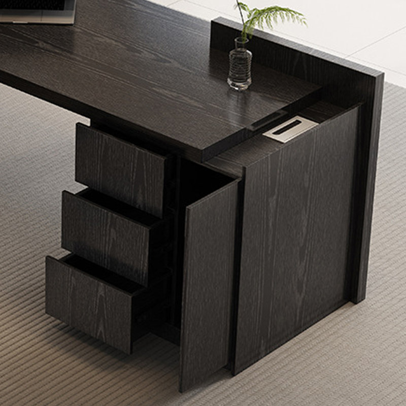 Bureau italien moderne et minimaliste, H 29,53 po x l 78,74 po x P 27,56 po