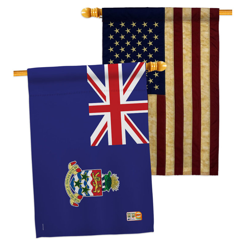 Double Sided 40'' H x 28'' W Polyester House Flag