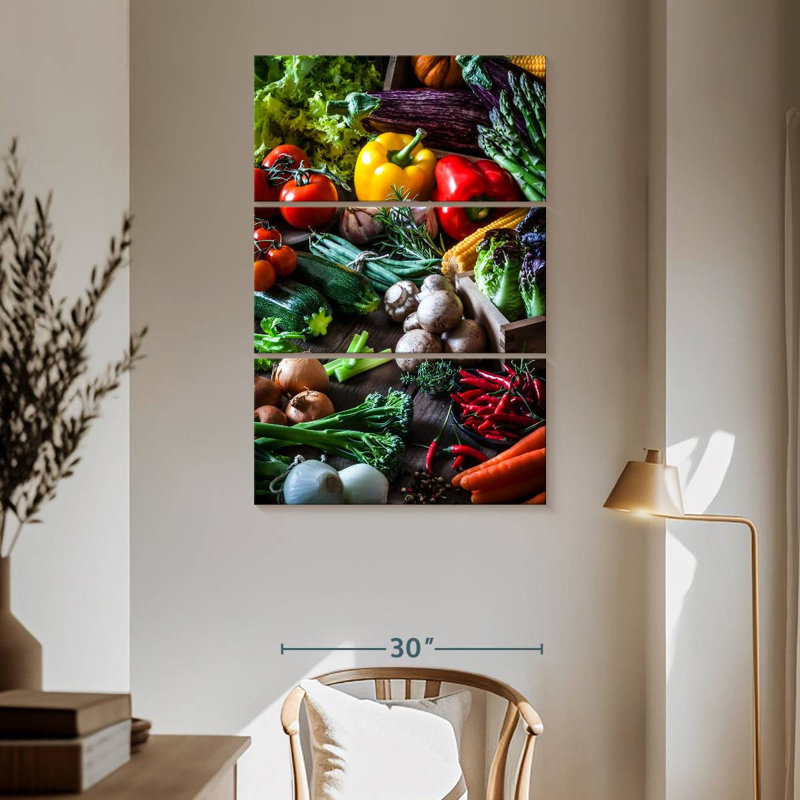 Yarlin Garden Grown Vegetables, 65" H x 42" W