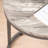 Aryauna 50cm Round Nesting Table for Living Room, MDF Top Nest of Tables, Sofa Side End Table