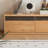 All solid wood storage TV cabinet-107653541